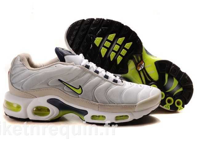 Air Tn Gris Claque Verte Logo Noir Exclusive